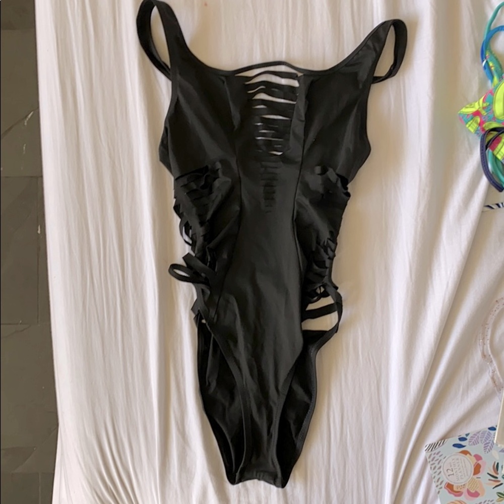 Agent provocateur size 3 Black one piece swimsuit
